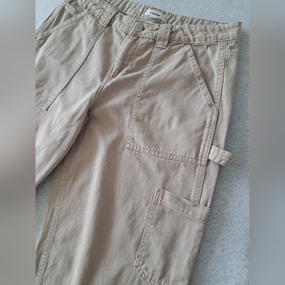 Garage 100% Cotton Denim Dani Carpenter Pant - Tan - Picture 4 of 14